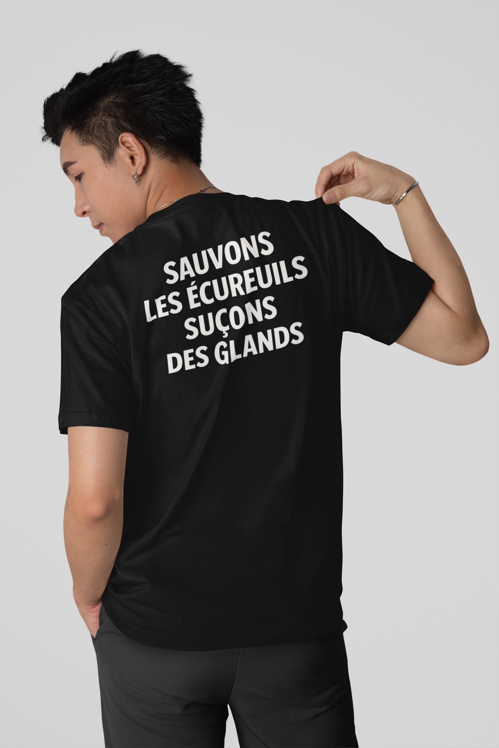 TSHIRT UNISEXE - SAUVONS LES ÉCUREUILS