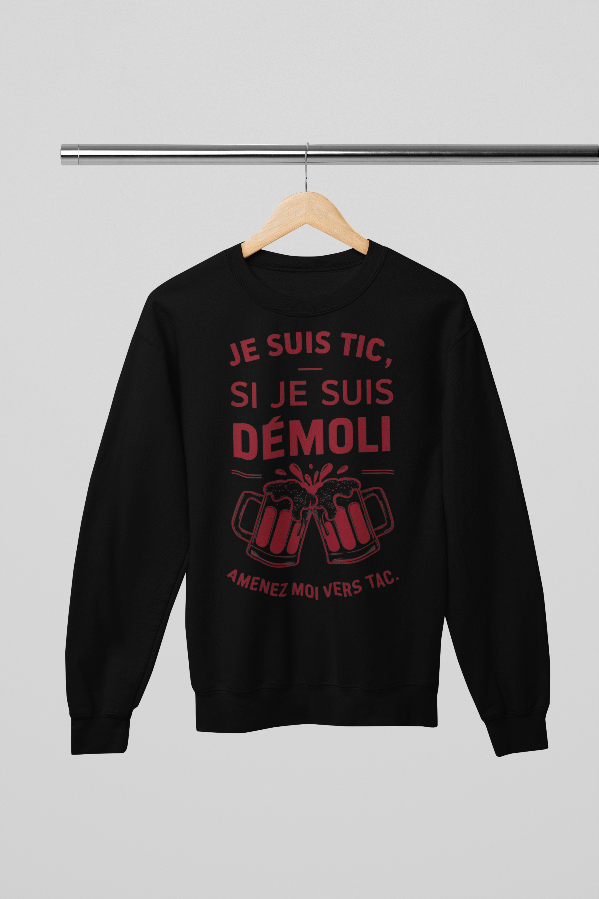 Sweat unisexe - JE SUIS TIC