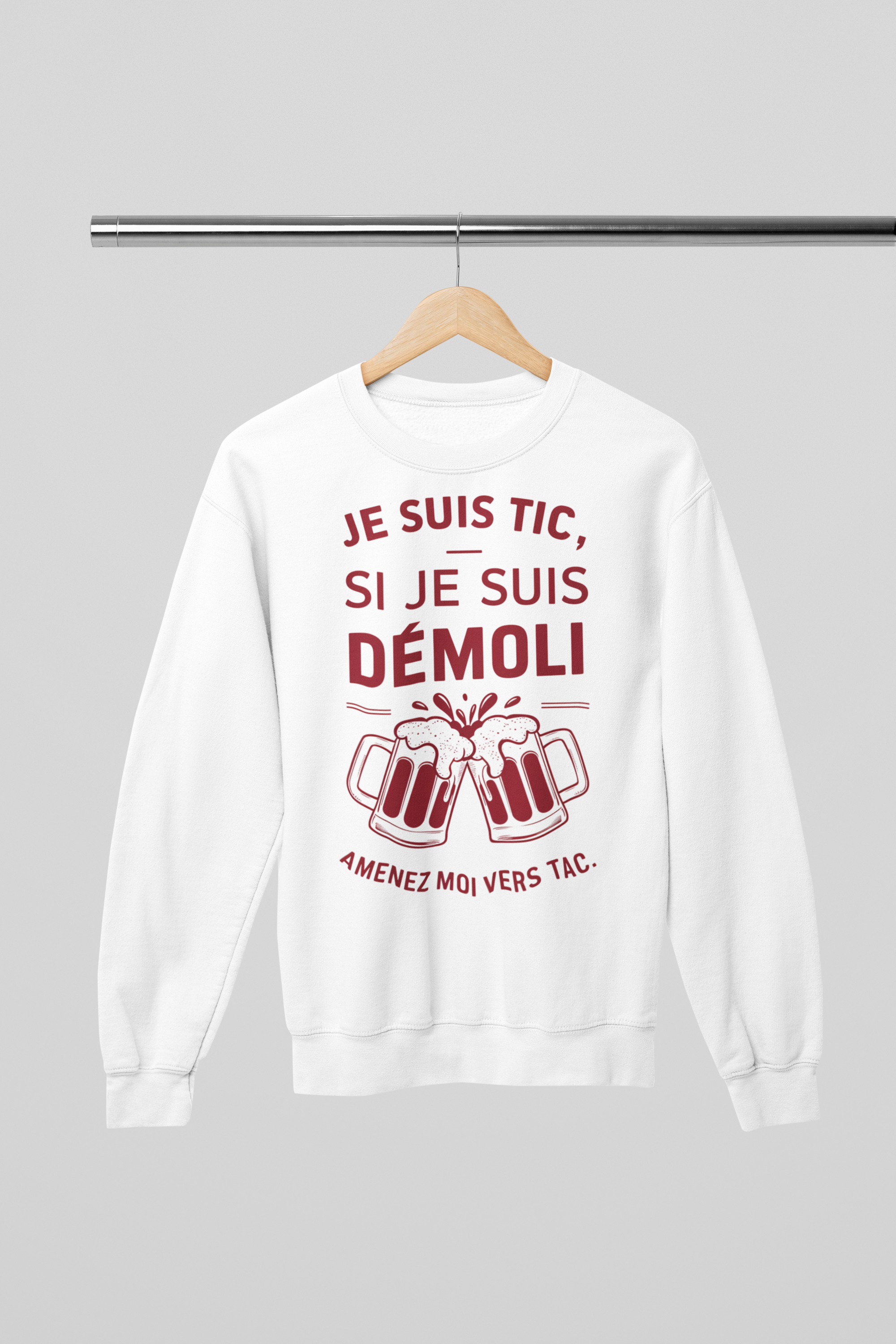 Sweat unisexe - JE SUIS TIC