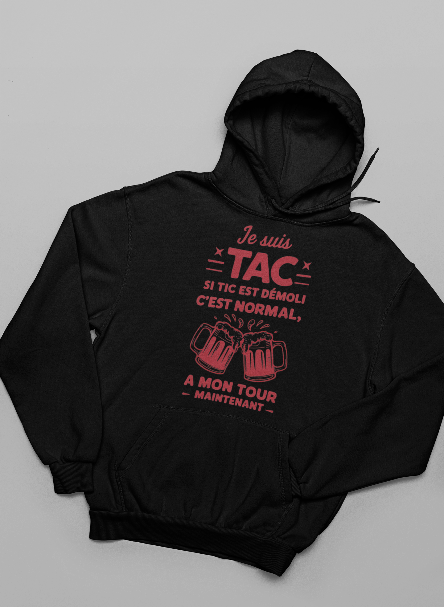 Sweat à capuche unisexe - JE SUIS TAC