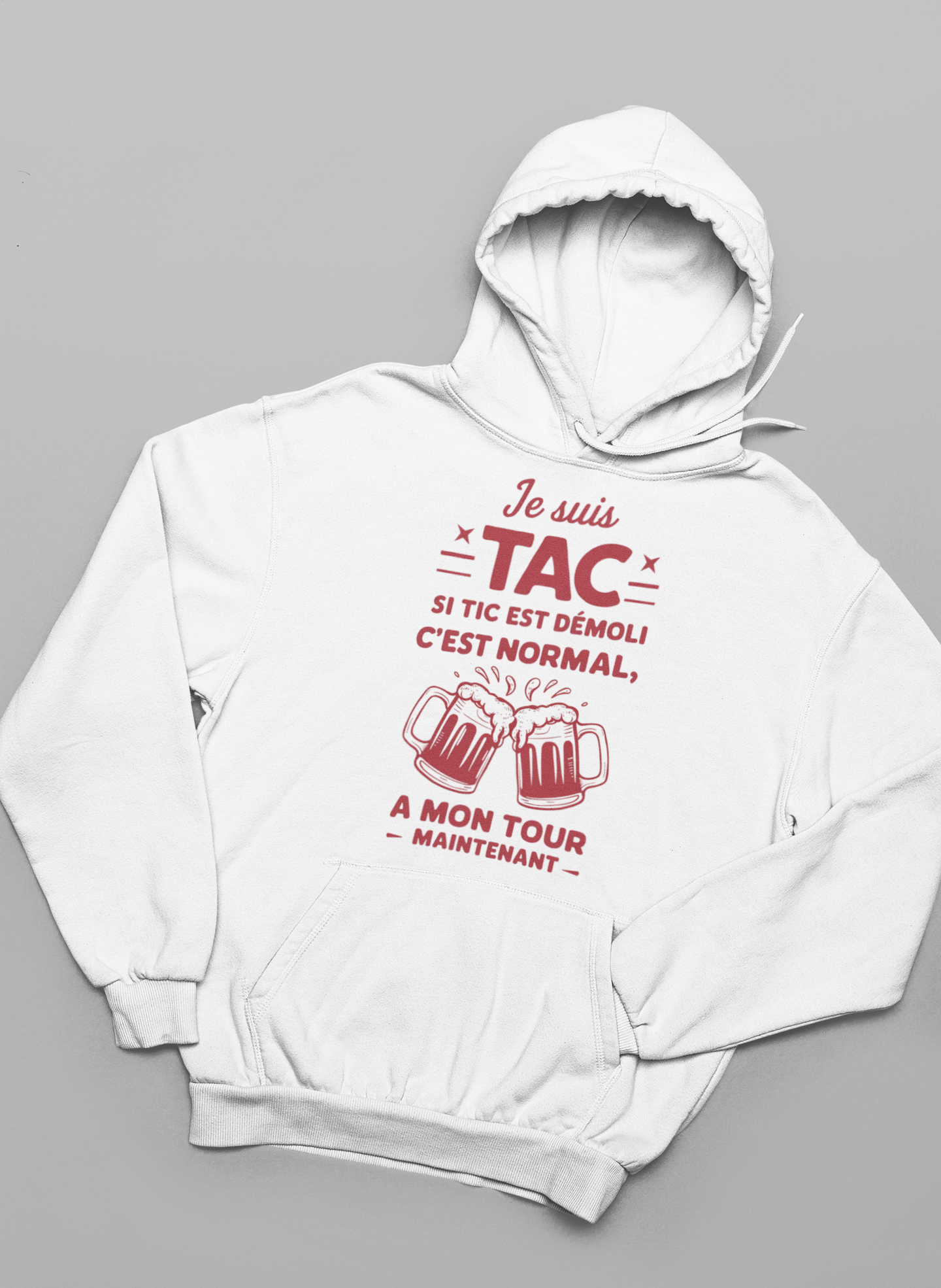 Sweat à capuche unisexe - JE SUIS TAC