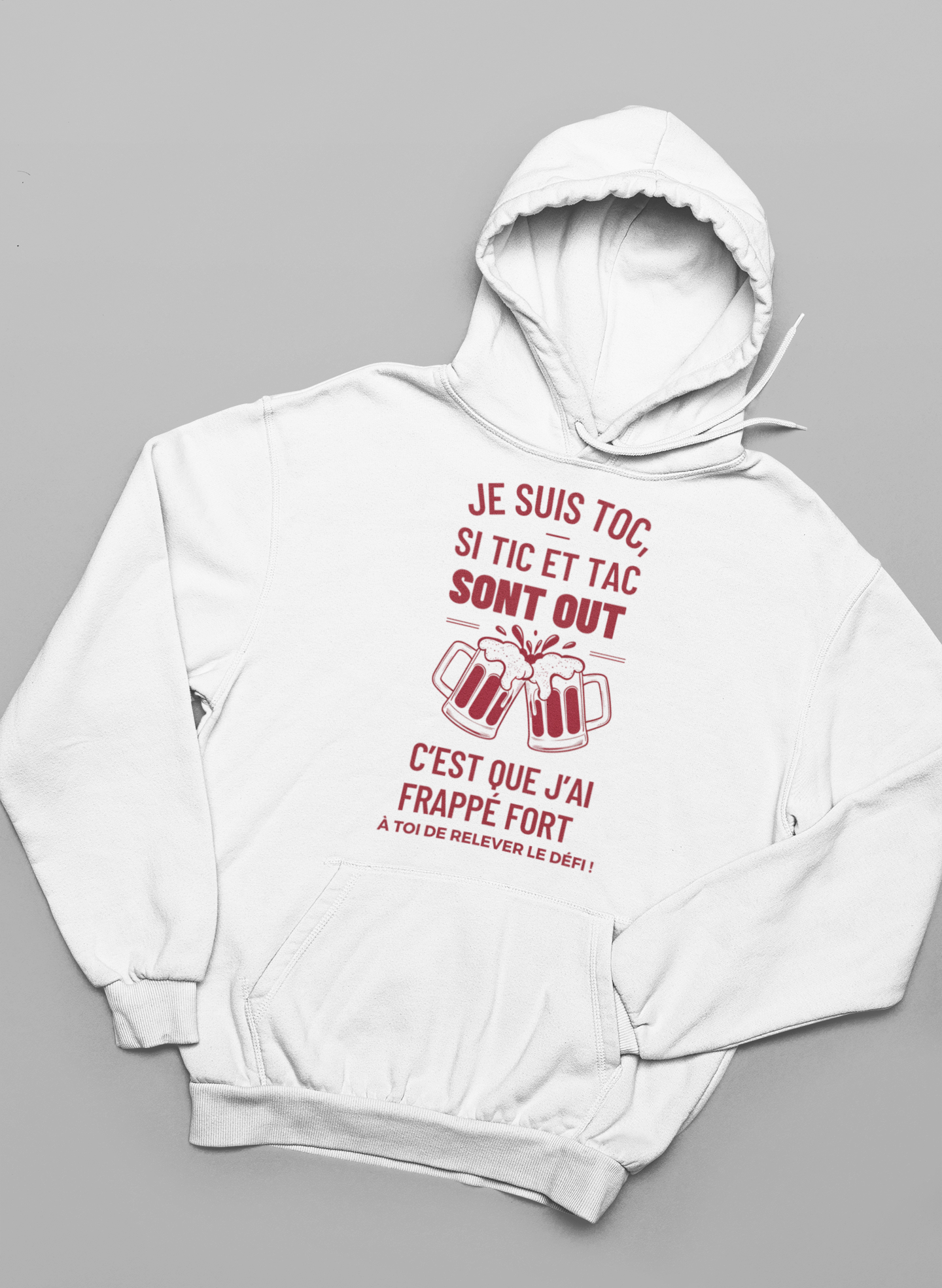 Sweat à capuche unisexe - JE SUIS TOC