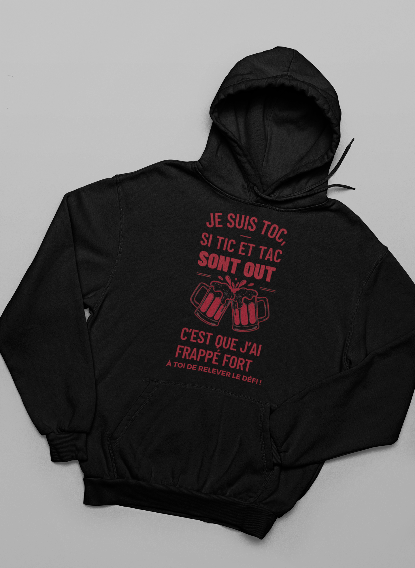 Sweat à capuche unisexe - JE SUIS TOC